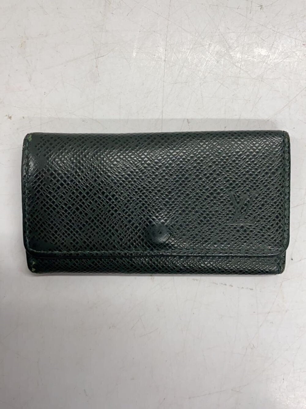 LOUIS VUITTON Multicles Taiga Leather Key Case Wallet Accessories